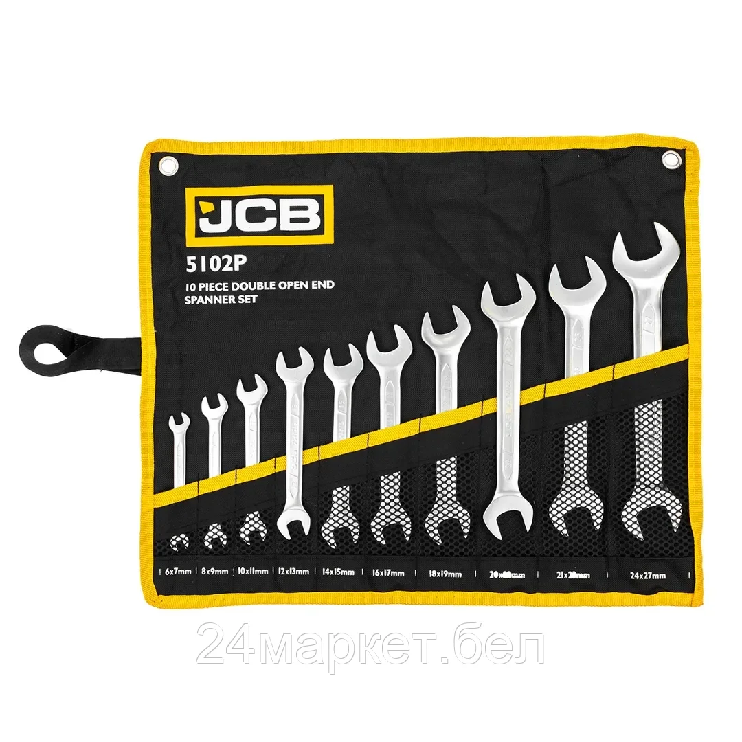 JCB-5102P JCB Набор ключей рожковых 10пр.