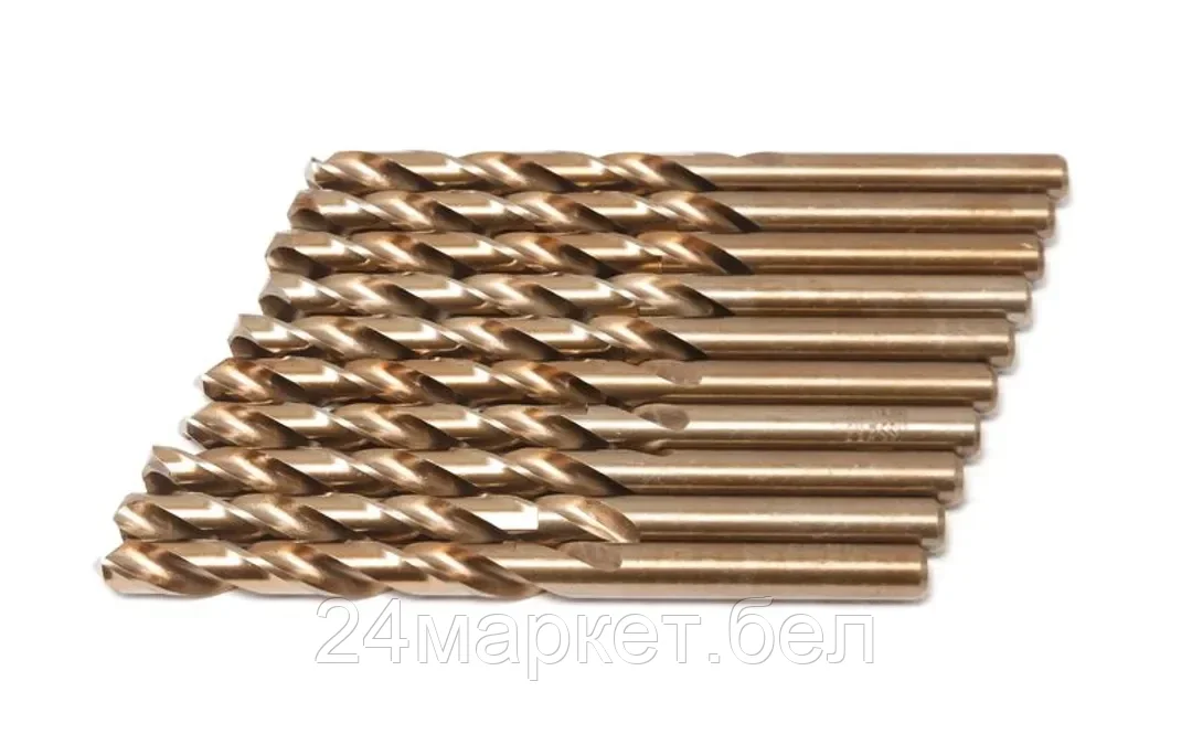 Rock FORCE Сверло по металлу 7.5мм HSS+Co(10шт), в пластиковом футляре Rock FORCE RF-DSP75H
