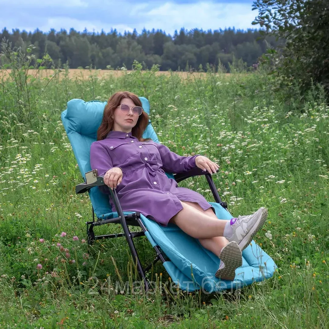 F-FG-HY-8000LB Forsage Шезлонг складной, голубой