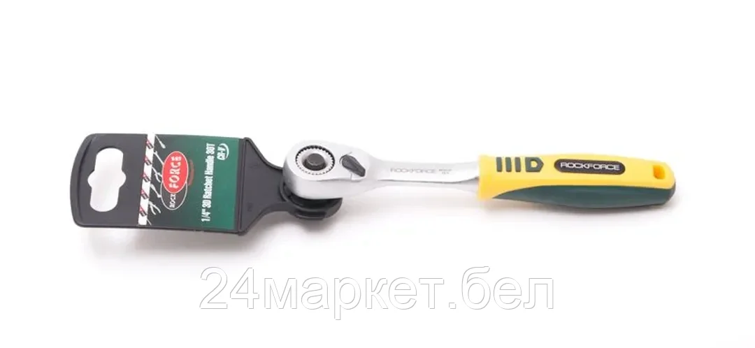 Rock FORCE Трещотка с плавающим механизмом (30зуб.), 1/4" Rock FORCE RF-802223D