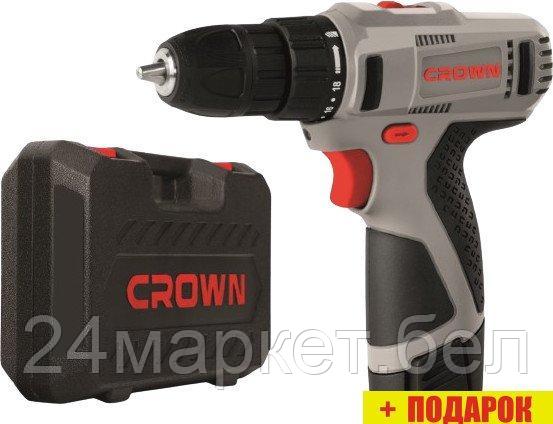 Дрель-шуруповерт Crown CT21053LH-1.5 BMC (с 2-мя АКБ, кейс)