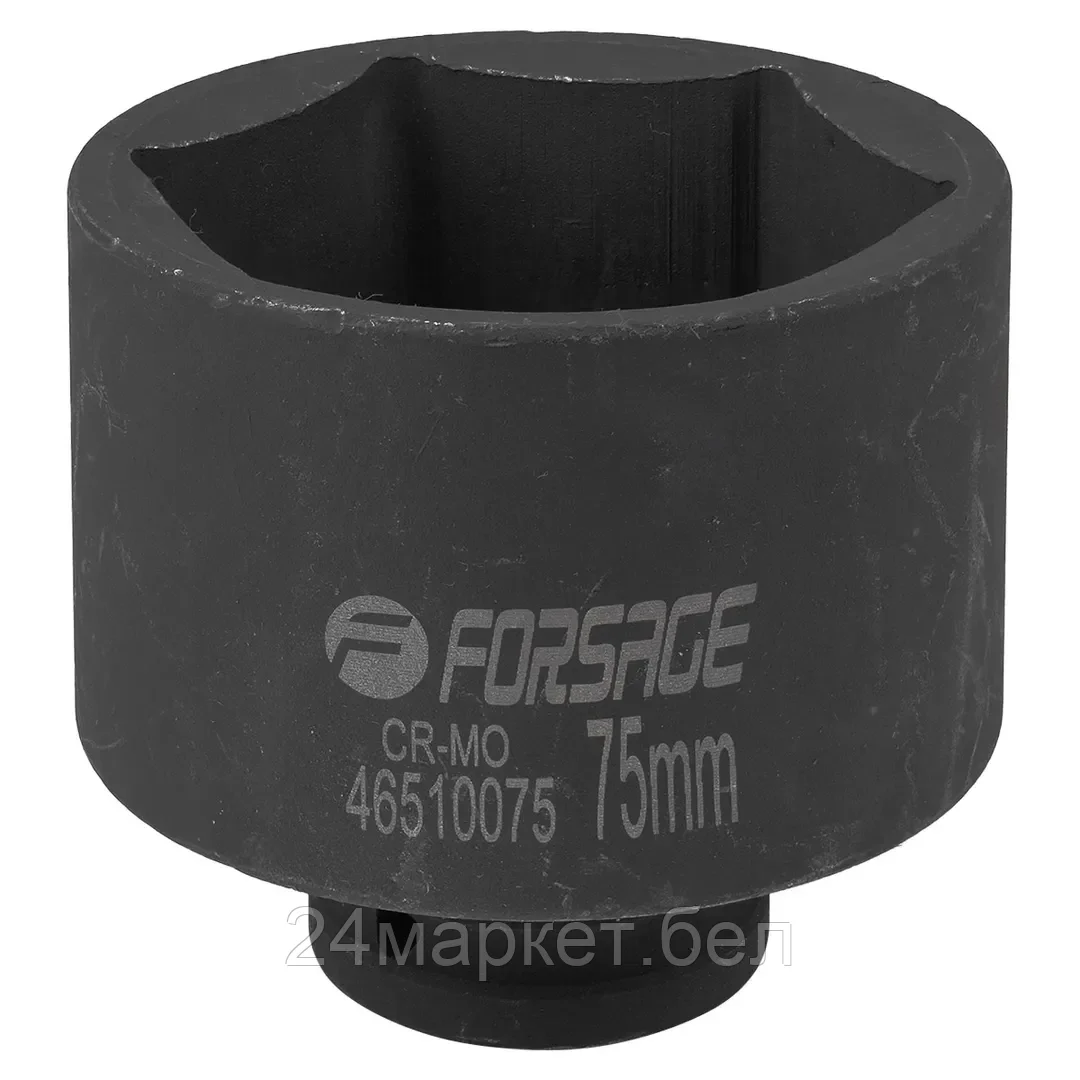 F-46510075 Forsage Головка ударная глубокая 3/4", 75мм (6гр.)