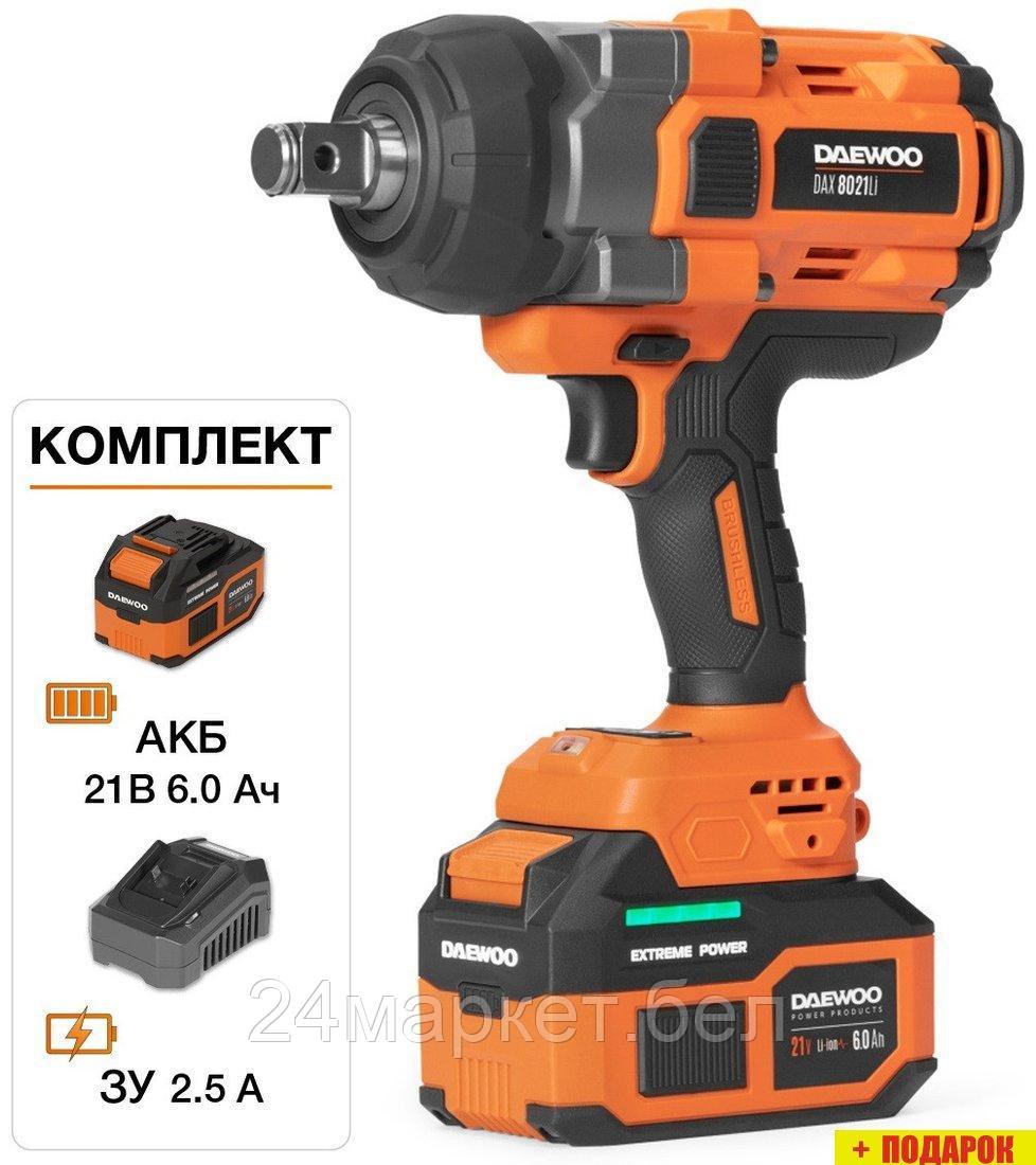 Гайковерт Daewoo Power DAX 8021Li Set (с 1-им АКБ, кейс)