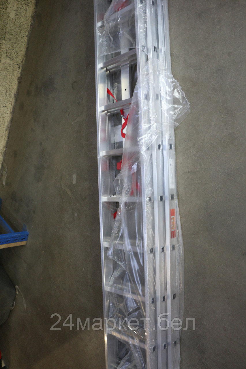 Лестница алюм. 3-х секц. 250/631/264см 3х10 ступ., 15,3кг PRO STARTUL (ST9942-10) уцененный (00000