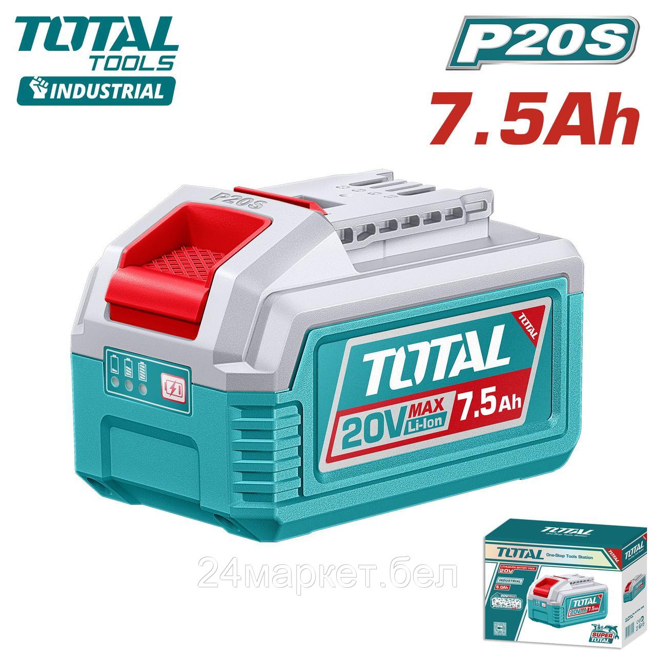 Аккумулятор Total TFBLI2075 (20В/7.5 Ah)