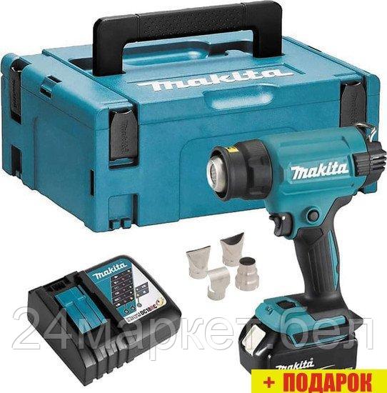 Промышленный фен Makita DHG181RT1J (с 1-им АКБ, кейс)