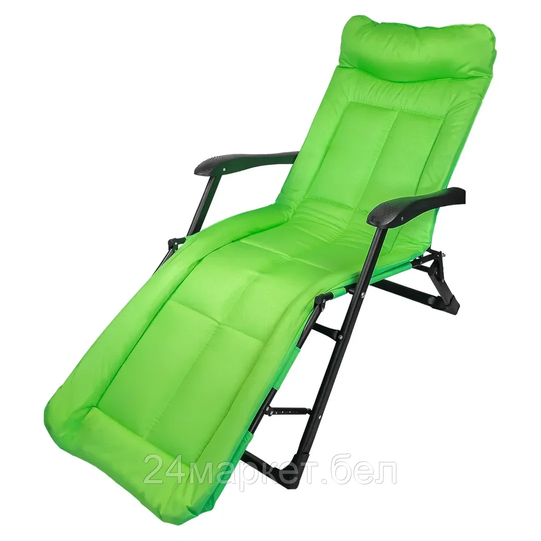 F-FG-HY-8000LG Шезлонг складной (светло-зеленый)(1780х670х300мм, макс. нагрузка 200кг) Forsage