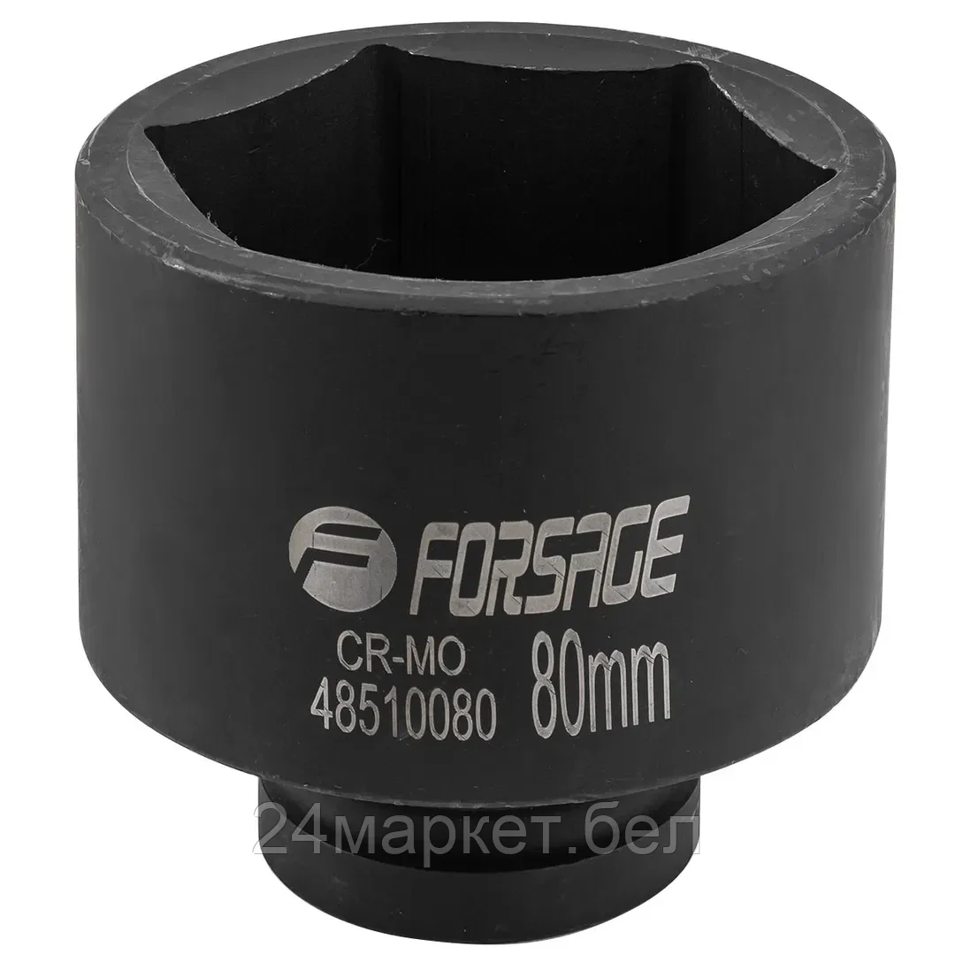 Головка ударная глубокая 80мм (6гр.) 1" F-48510080