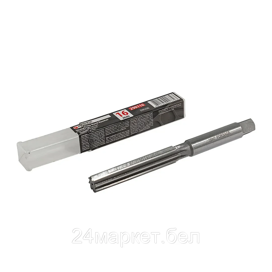 FORSAGE Ручная развертка (прямая) 16мм, в пластиковом футляре Forsage F-290116