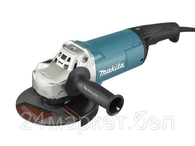Двуручная углошлифмашина MAKITA GA 7061 R в кор. (2200 Вт, диск 180х22 мм, плавный пуск, без регул. об.)