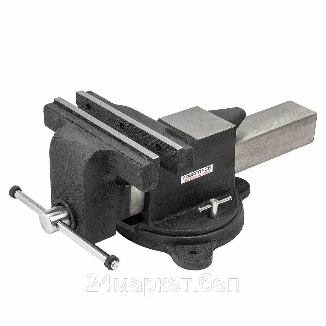 RF-6540206A RockFORCE Тиски стальные поворотные с наковальней 6" (150мм)