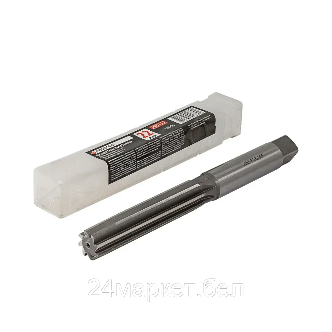 FORSAGE Ручная развертка (прямая) 22мм, в пластиковом футляре Forsage F-290122