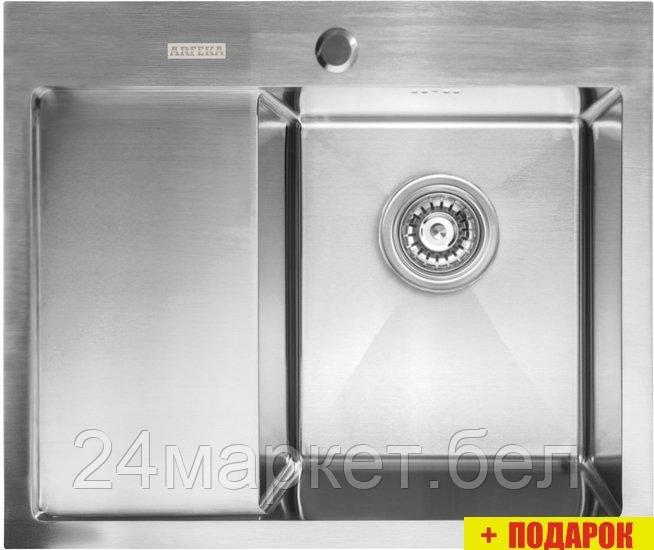 Кухонная мойка ARFEKA AF 650*505 R Satin Nano