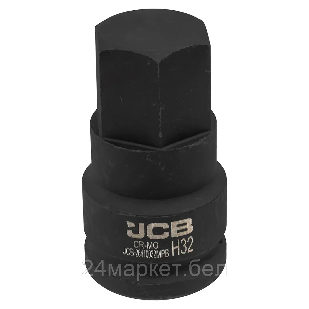 JCB-26410032MPB JCB Головка-бита ударная 6-гранная 3/4", 32мм