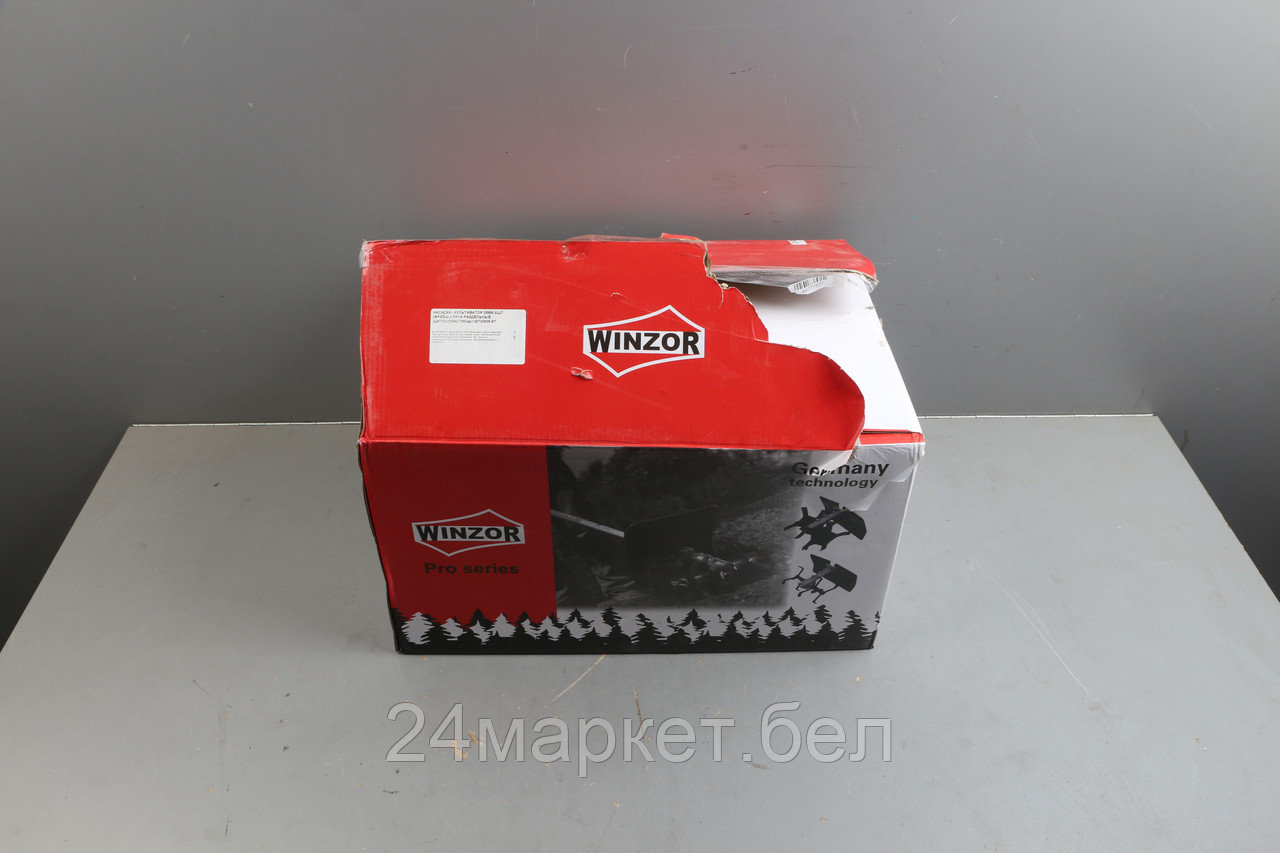 Насадка - культиватор 26мм 9шл (фрезы 4 луча раздельные, щиток-пластик) уцененный (0137757936)