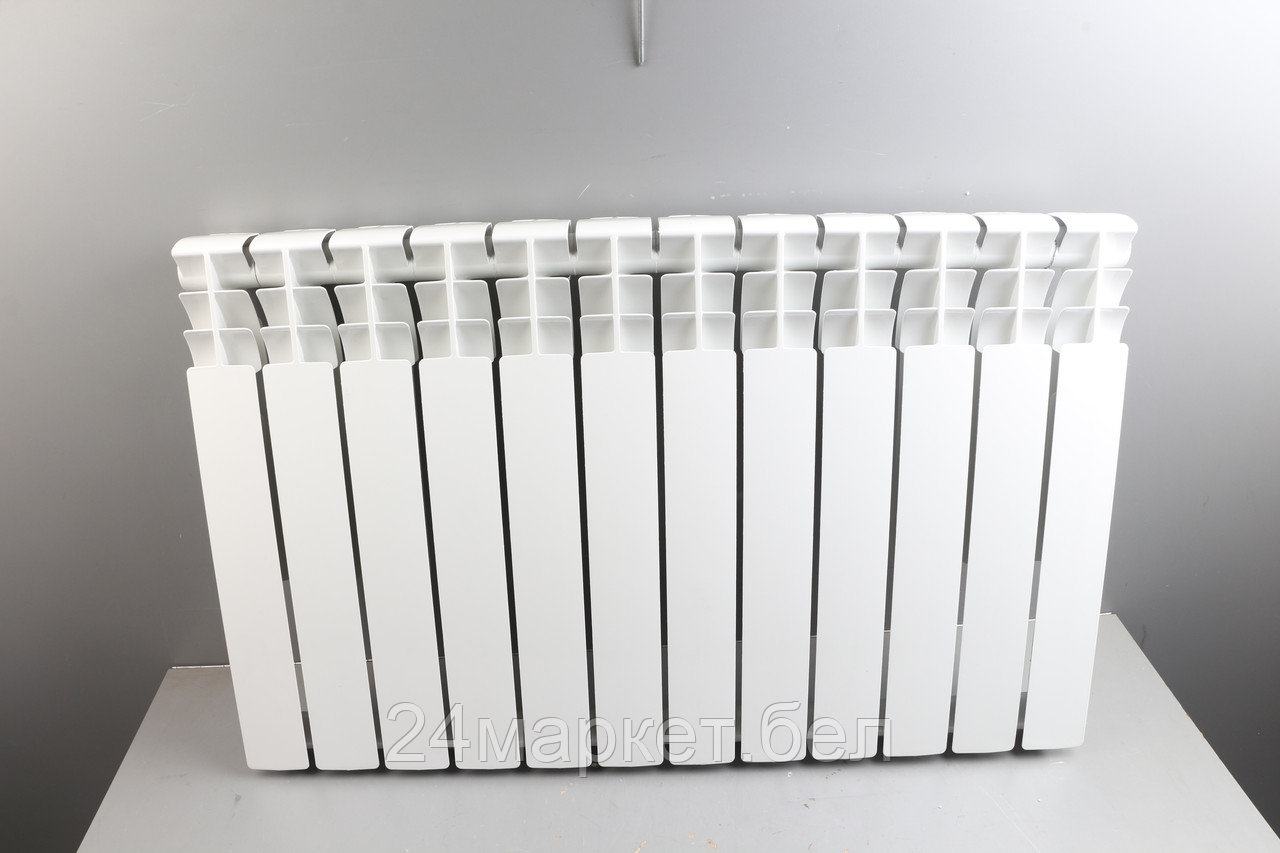 Радиатор биметаллический 500/80, 10 секций, серия Гродно, AV Engineering уцененный (0140472906)