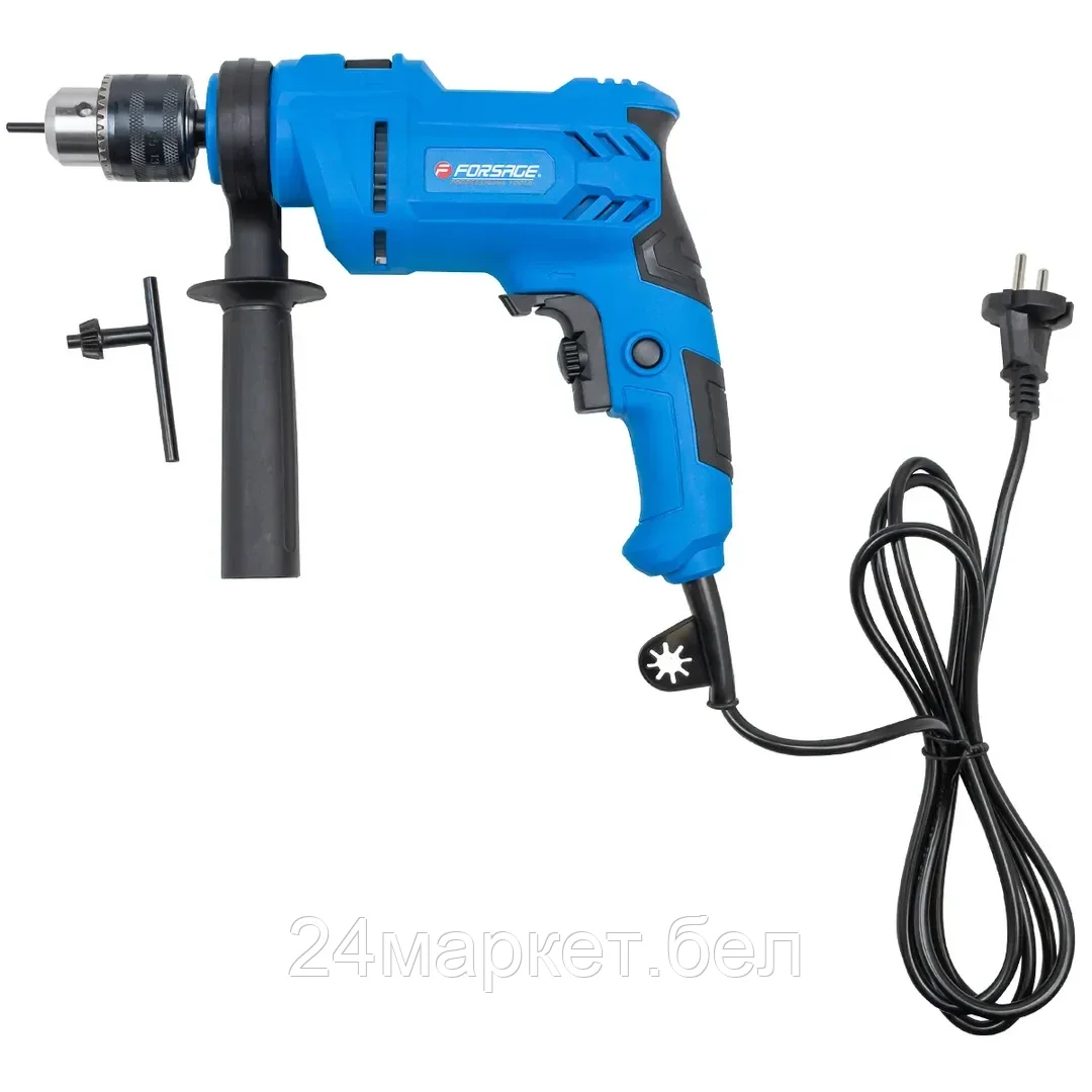 F-Z1J-DH05-13 Дрель ударная электрическая (230V, 650W, 0-3000об/мин, патрон 1,5-13мм) Forsage