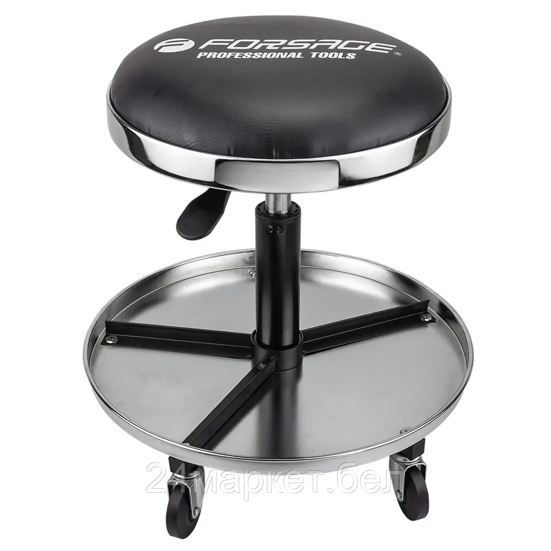 FORSAGE Стул слесарный передвижной (поворотный 360гр.с регулировкой высоты) Forsage F-TR6208