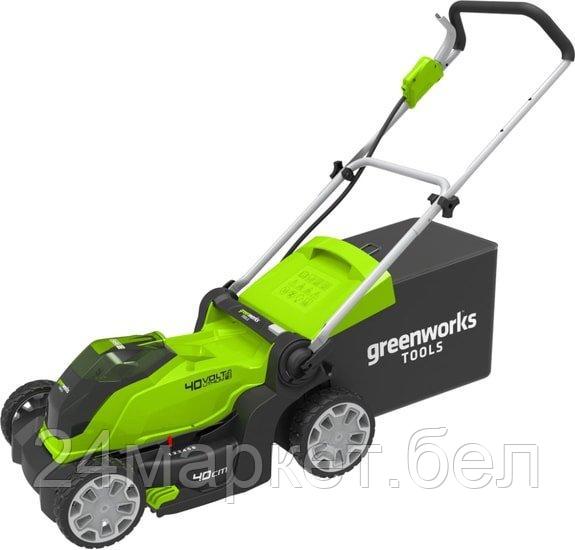 Колёсная газонокосилка Greenworks G40LM41