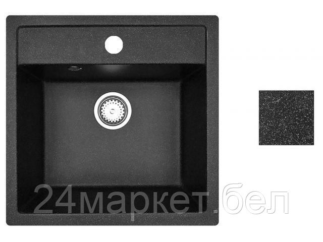 Мойка кухонная из искусственного камня STAR черный 510х505 mm, AV Engineering