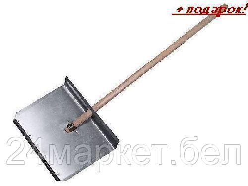 STARTUL Россия Лопата снеговая 350х470 тротуарная (алюм. с дер.черенком) STARTUL (ST9069)