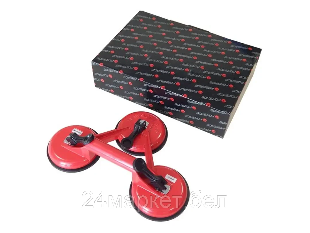 FORSAGE Съемник стекол трехзажимной с присосками (диам. 117мм, алюминий) Forsage F-63406AH