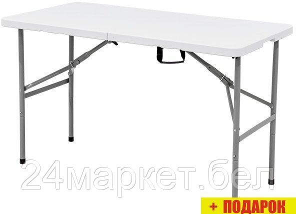 Стол Calviano Складной, прямоугольный 122x60.5 см (белый)