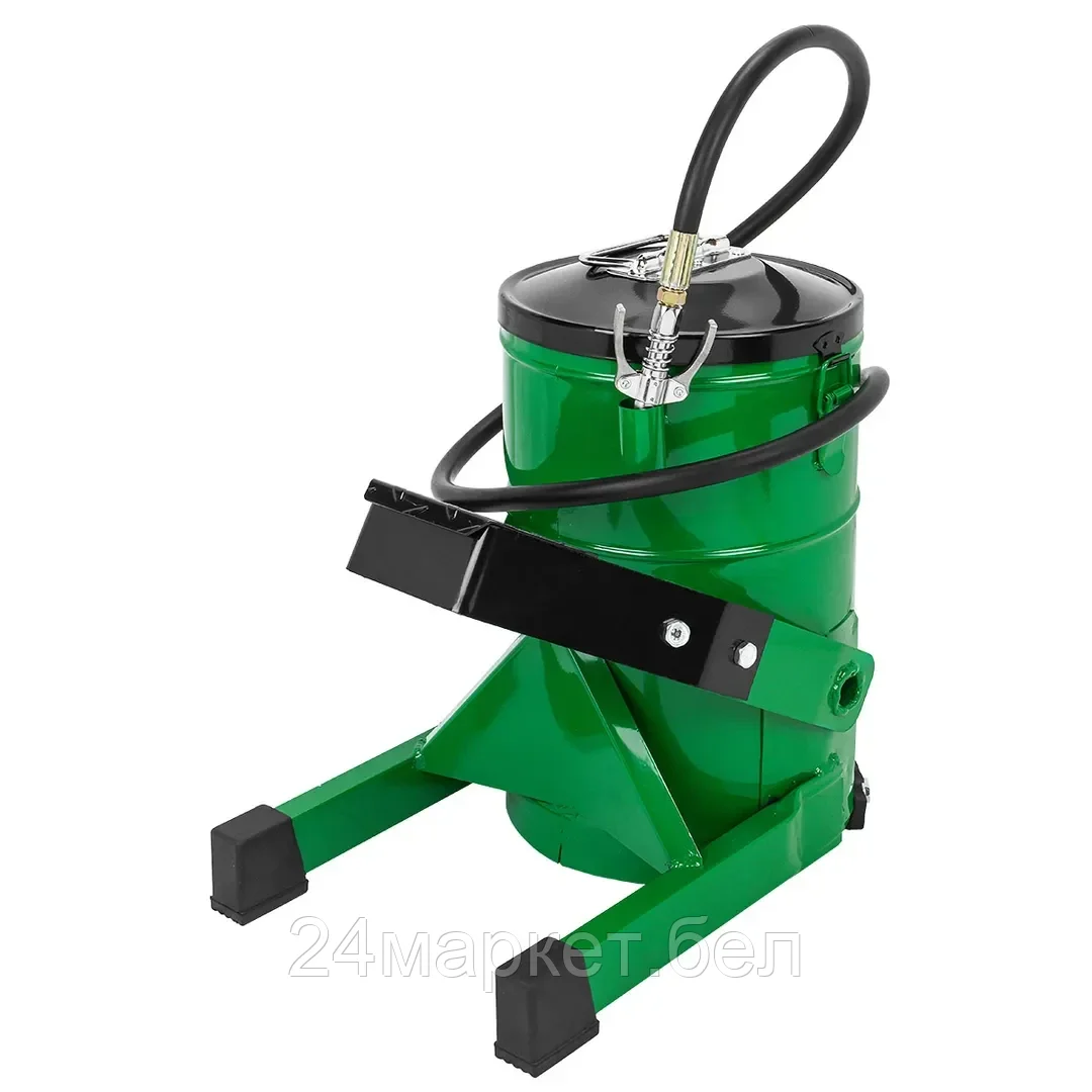 RF-2096F RockFORCE Нагнетатель смазки с ножным приводом, 10л (длина шланга 1.5, внутр.Ø 210мм, внутр. высота 310мм)
