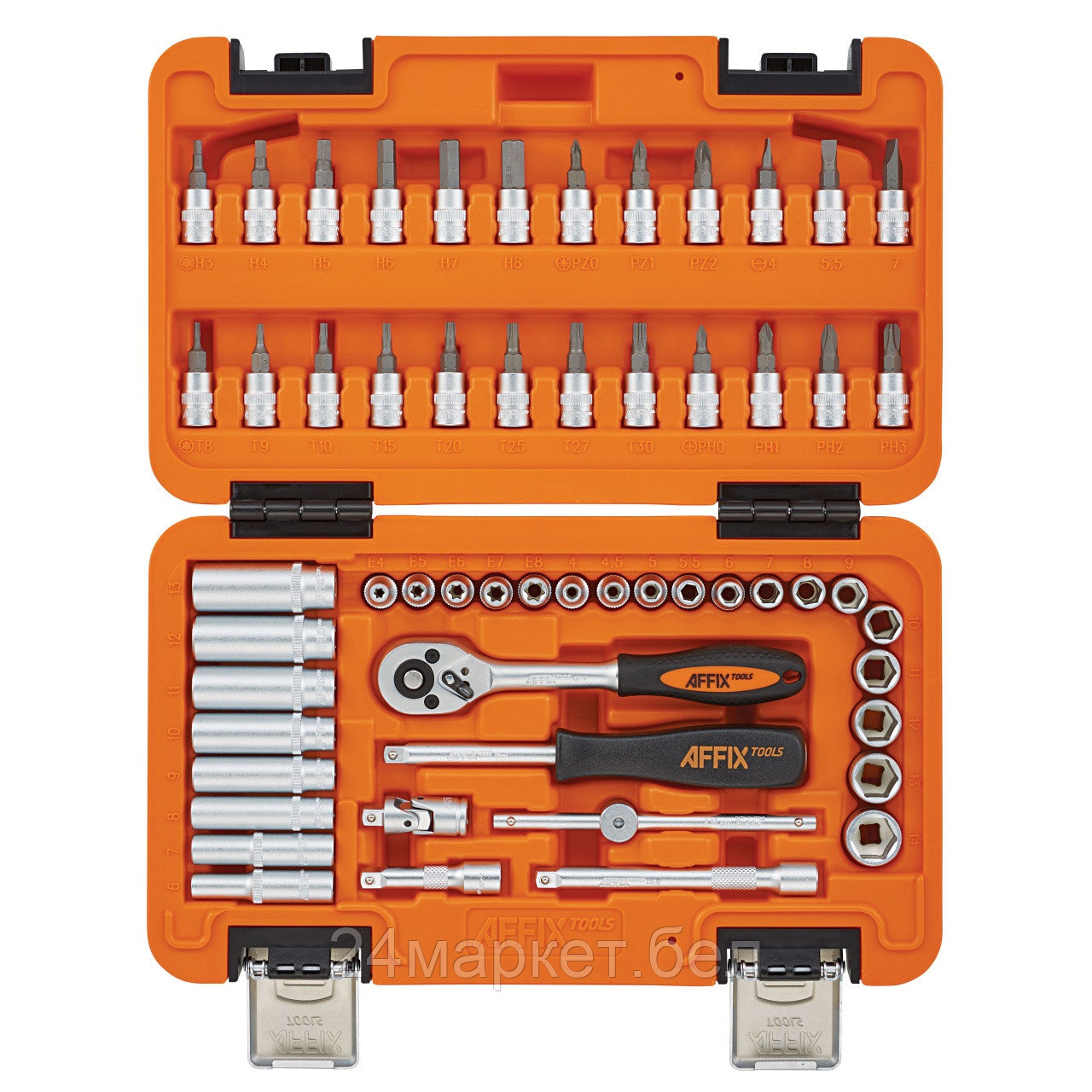 AFFIX AF01056C AFFIX Набор инструментов универсальный, 56 предметов