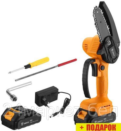 Аккумуляторная пила Deko DKCHS 20-4 Set 063-4308 (с 2-мя АКБ)