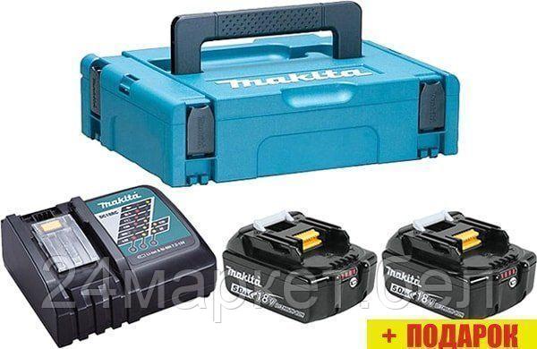 Аккумулятор Makita BL1850B + DC18RC (18В/5.0 а*ч + 18В)