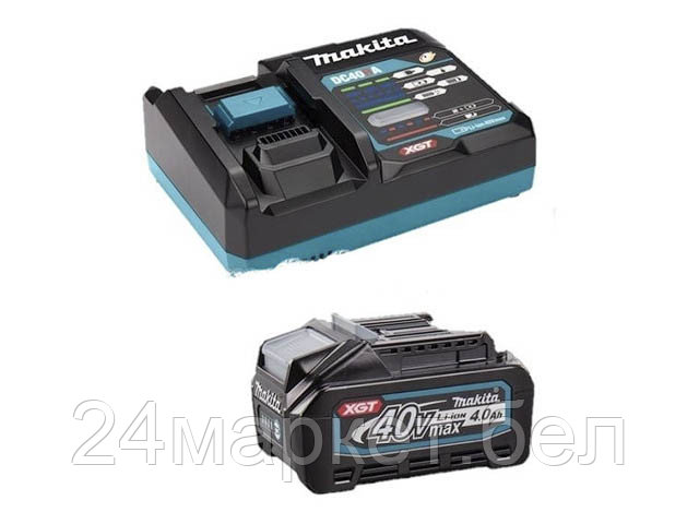 MAKITA Китай Комплект аккумулятор 40.0В  BL4040 XGT + зарядное устройство DC40RA XGT в кор. (MAKITA)