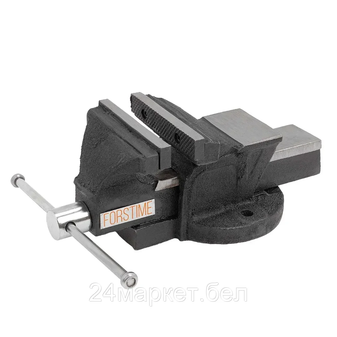 FT-6540204 FORSTIME Тиски стальные с наковальней 4" (100мм)