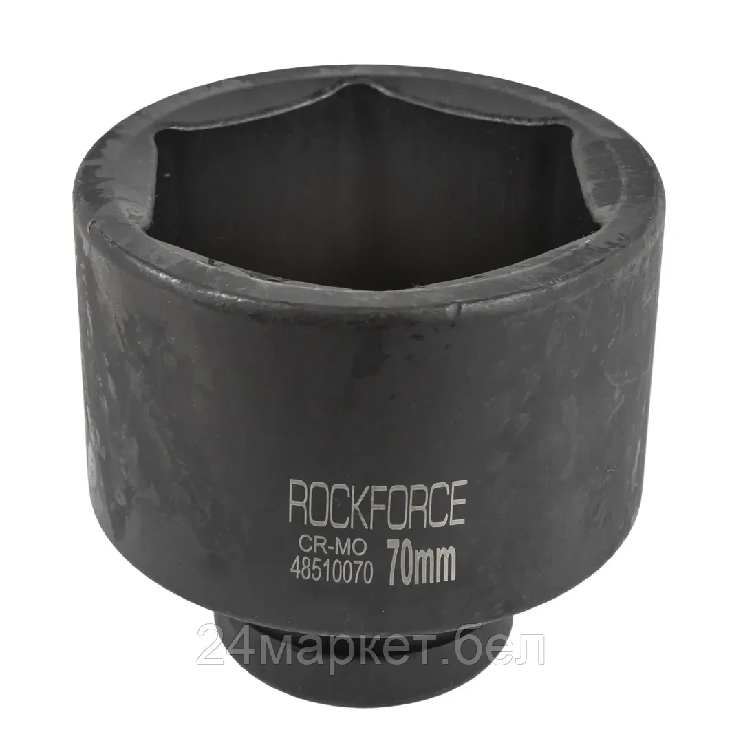 Головка ударная глубокая 70мм 1" 6гр Rock FORCE RF-48510070