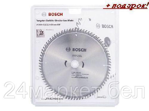 BOSCH Китай Диск пильный 250х30 мм 80 зуб. универсальный ECO ALUMINIUM BOSCH (твердоспл. зуб)