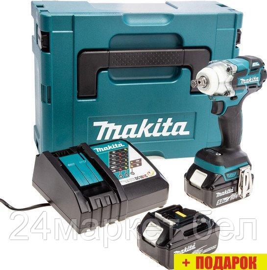 Гайковерт Makita DTW285RTJ (с 2-мя АКБ 5 Ач, кейс)