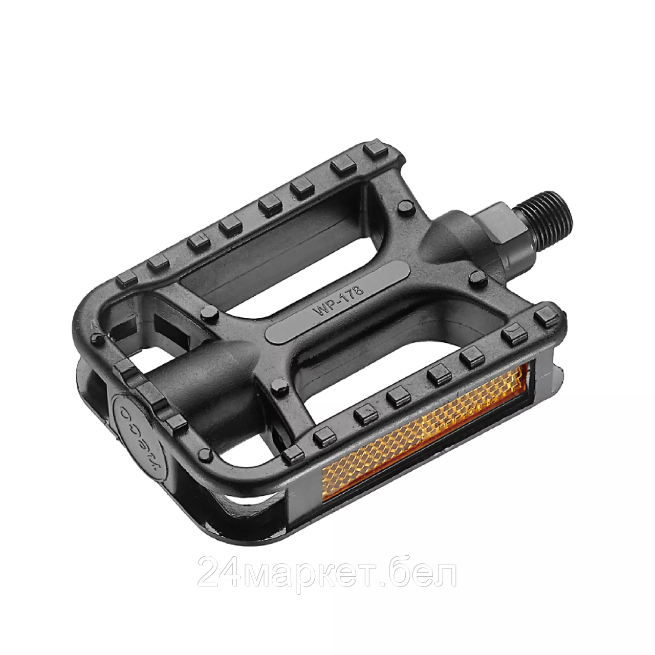 ПЕДАЛИ ВЕЛОСИПЕДНЫЕ WP178 BK, 9/16", 106X76 MM, NC11056 NECO