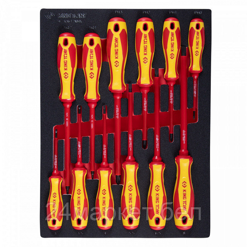 Набор отверток King Tony 9-30612MRV (12 предметов)