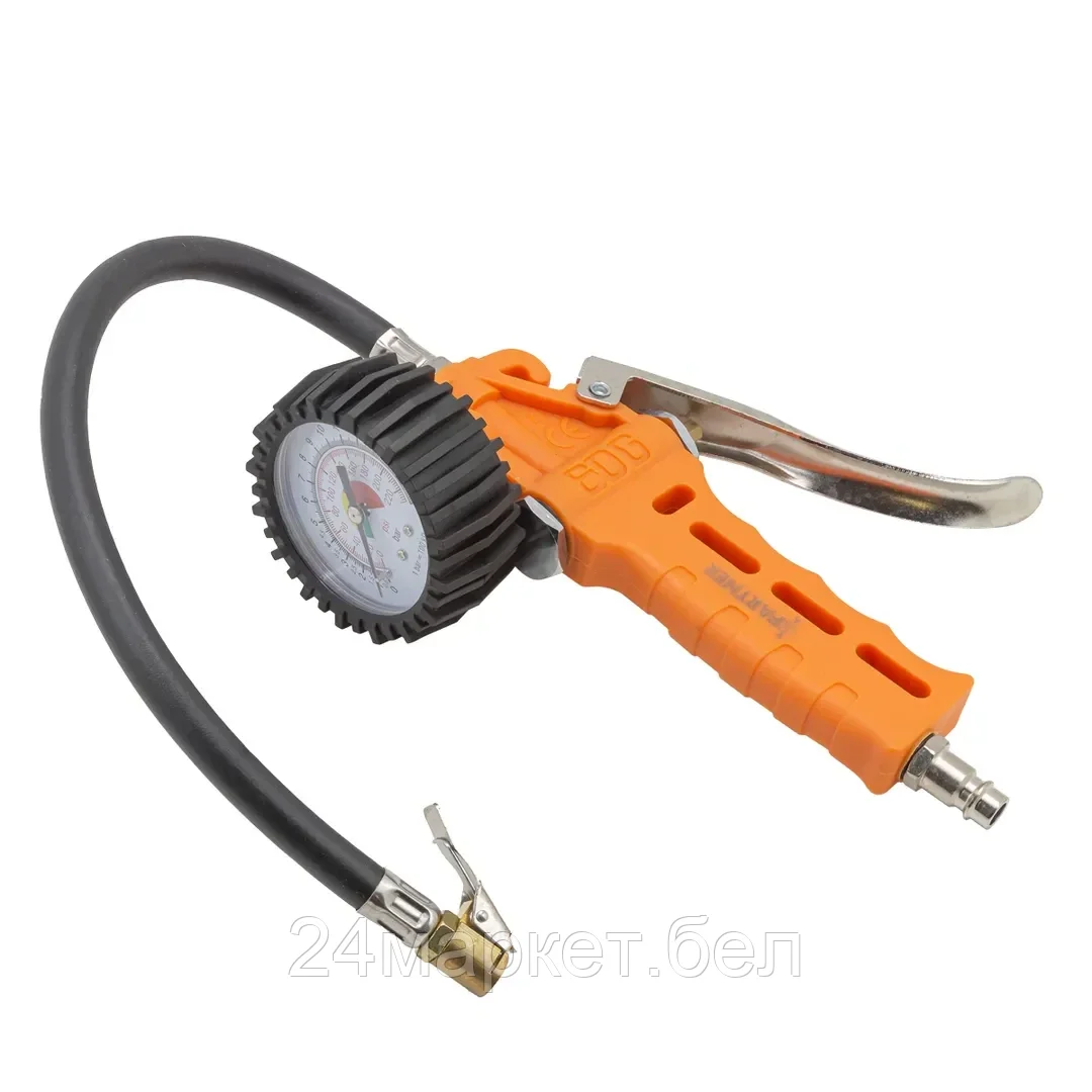 Partner Пистолет для подкачки шин с манометром и шлангом Partner STG-29(TG-60G)