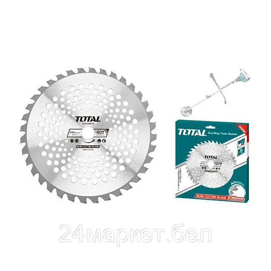 Нож для триммера D 230 мм TOTAL TAC234615 TAC234615