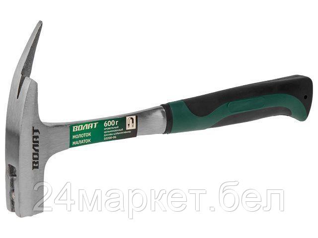 ВОЛАТ Китай Молоток кровельный 600г широкий цельнокован. с магнитом ВОЛАТ