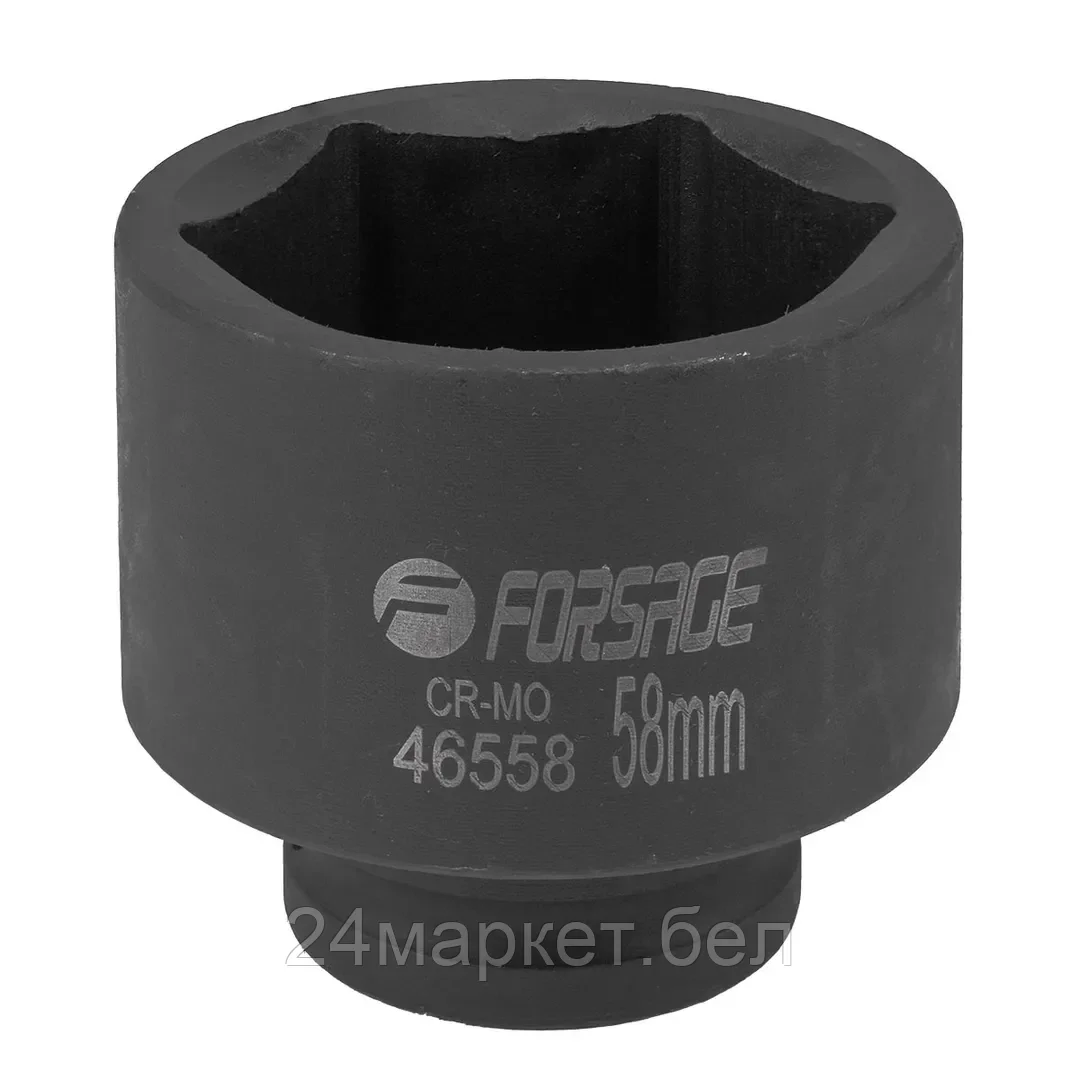 Головка ударная 58мм (6гр.) 3/4" F-46558