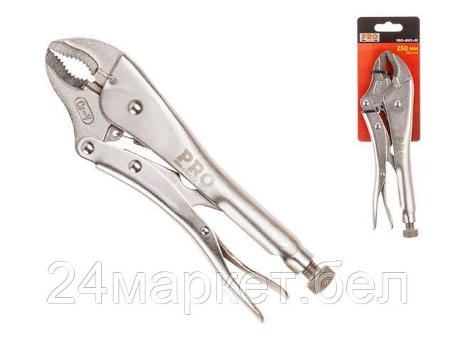 Зажим с фиксатором 250мм изогнутые губки PRO STARTUL (PRO-6051-02) PRO-6051-02