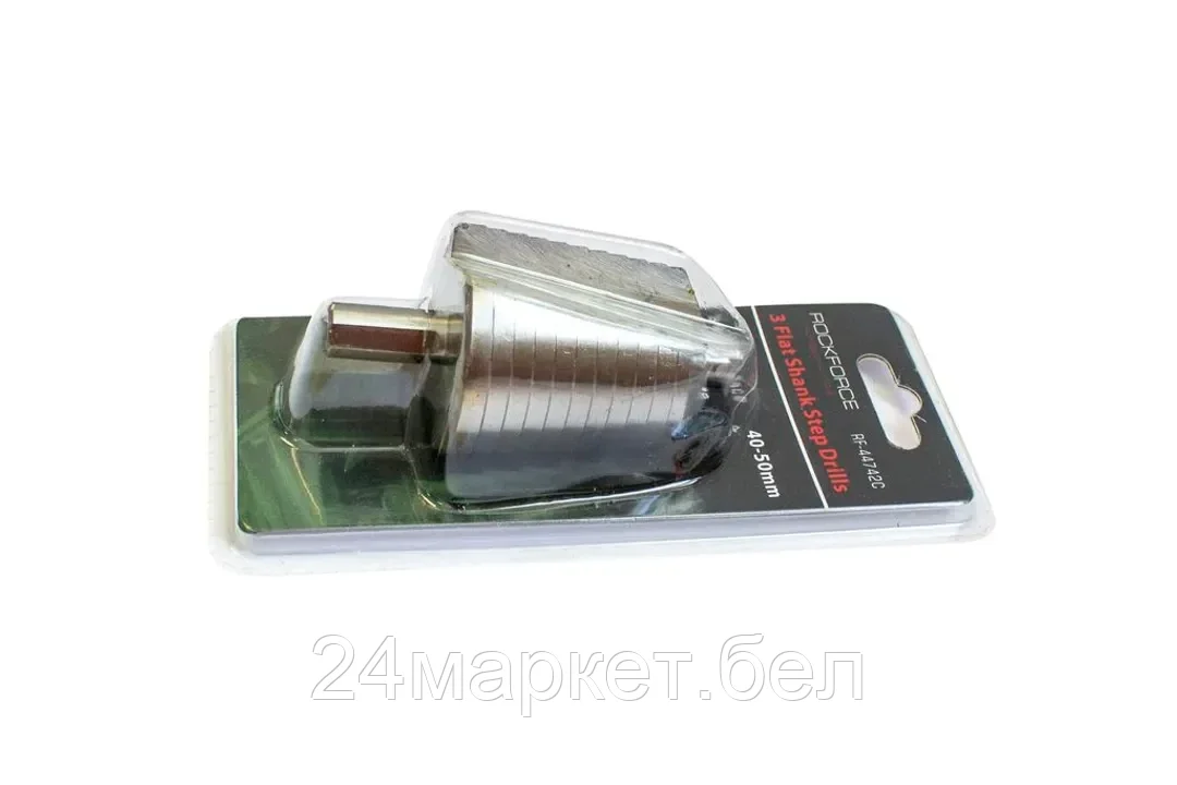 Сверло ступенчатоеHSS4241( 40-50мм)в блистере Rock FORCE RF-44742C