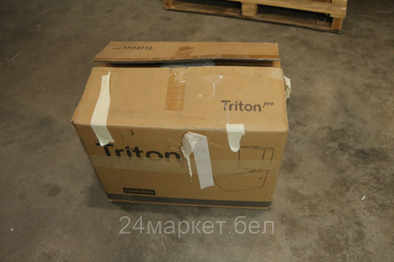 Унитаз напольный Triton-Pro Corso CO-3806, сиденье, фурнитура уцененный (1729420820)