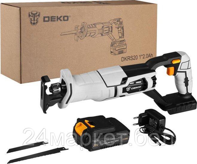 Сабельная пила Deko DKRS20 063-4206 (с 1-им АКБ)
