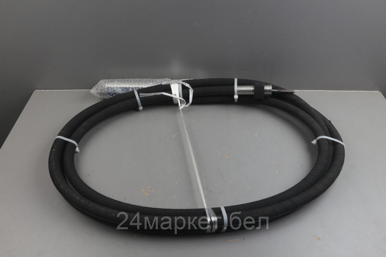 Вал гибкий 6 м в сборе с вибронаконечником 58 мм для вибратора BULL PCV 6026 уцененный (0035805375