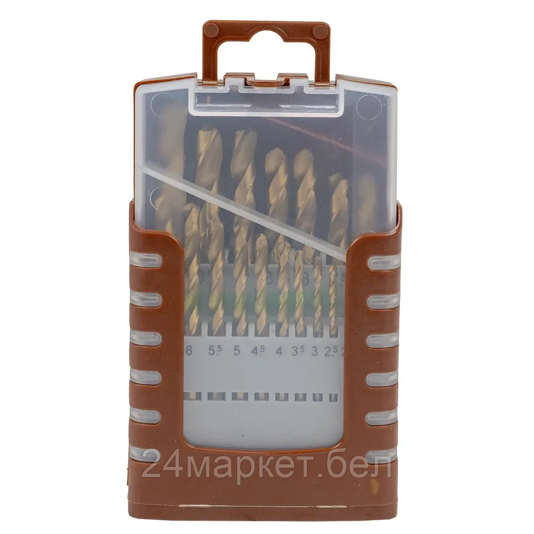 FT-924U19 FORSTIME Сверла по металлу, набор 19пр. (1-10мм)