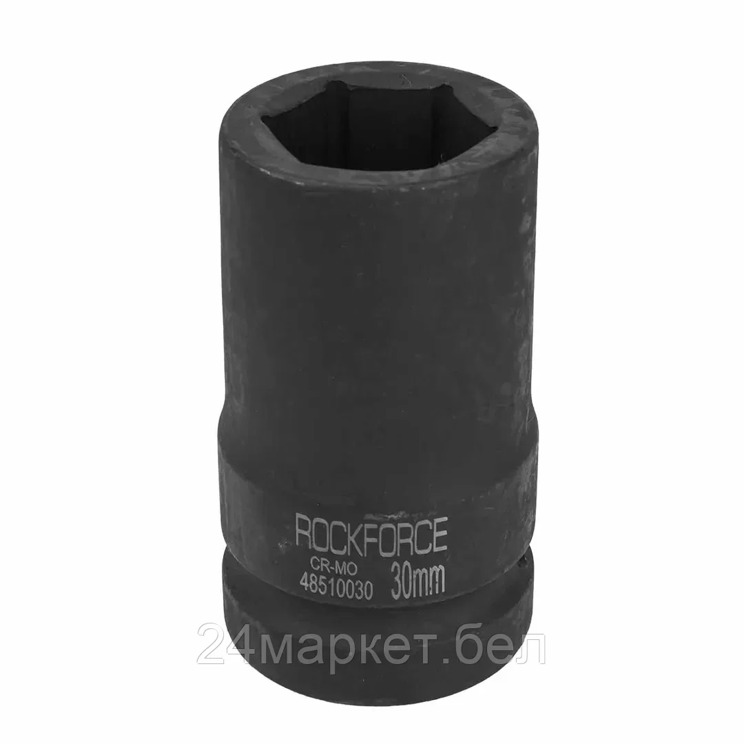 Головка ударная глубокая 30мм, 6гр. 1" RF-48510030