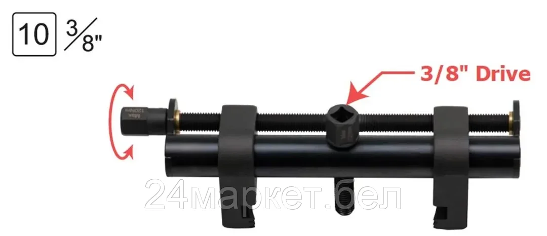 Rock FORCE Съемник шкивов поликлиновых ремней 3/8" (45-165мм) Rock FORCE RF-909G4A